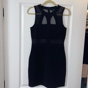 Whitney Eve Black Cutout Cocktail dress